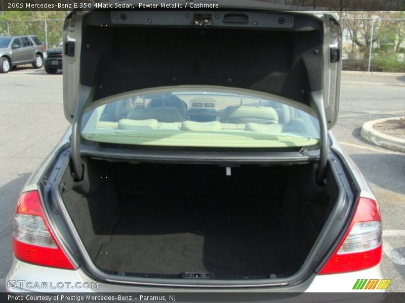 Pewter Metallic / Cashmere 2009 Mercedes-Benz E 350 4Matic Sedan