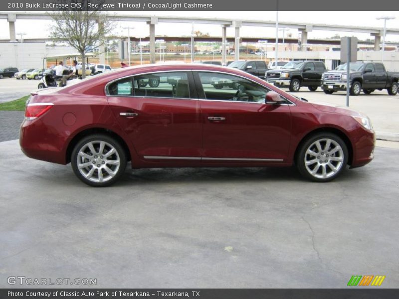 Red Jewel Tintcoat / Cocoa/Light Cashmere 2010 Buick LaCrosse CXS