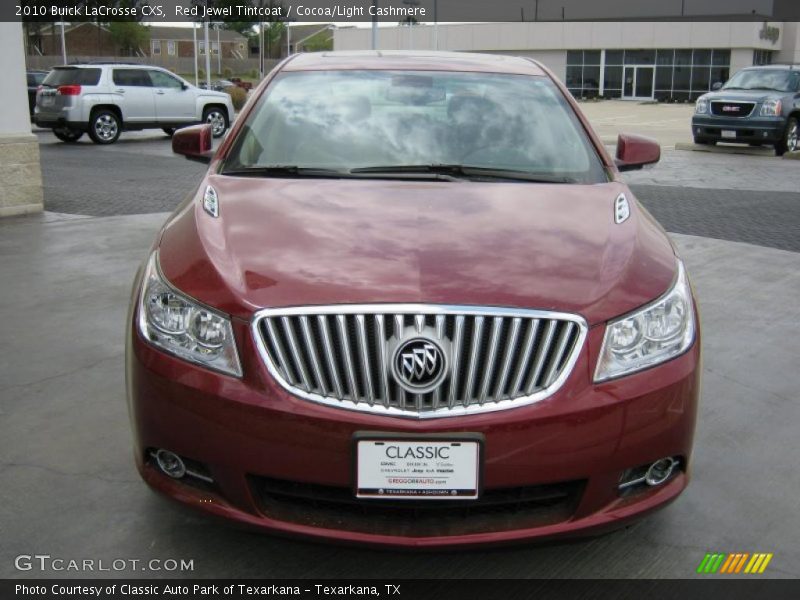 Red Jewel Tintcoat / Cocoa/Light Cashmere 2010 Buick LaCrosse CXS