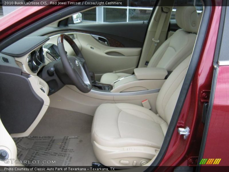 Red Jewel Tintcoat / Cocoa/Light Cashmere 2010 Buick LaCrosse CXS