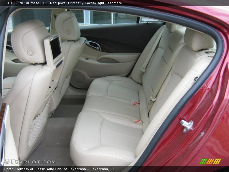 Red Jewel Tintcoat / Cocoa/Light Cashmere 2010 Buick LaCrosse CXS