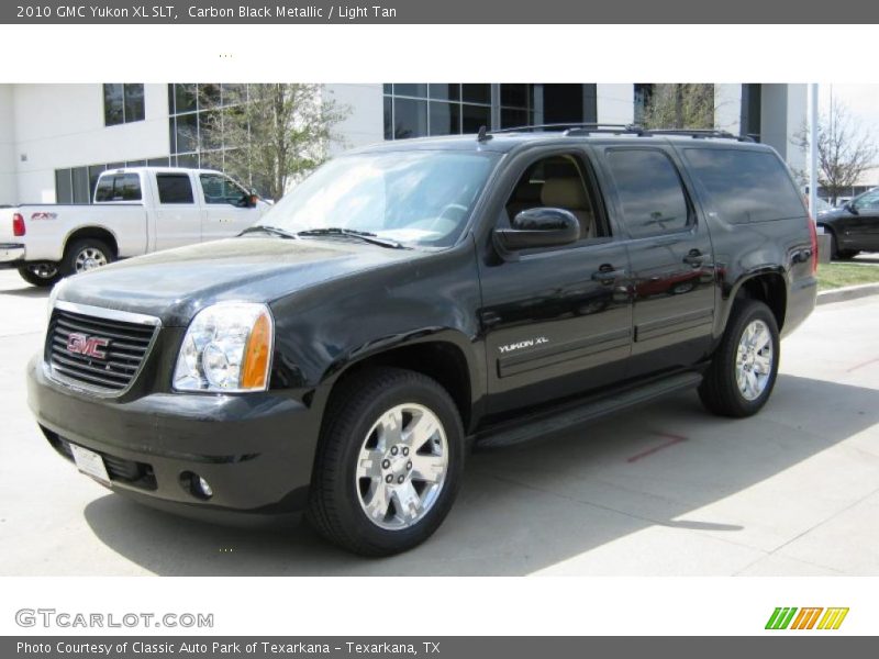 Carbon Black Metallic / Light Tan 2010 GMC Yukon XL SLT