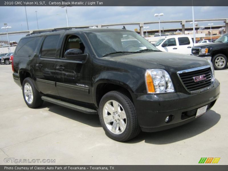 Carbon Black Metallic / Light Tan 2010 GMC Yukon XL SLT