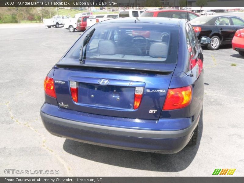 Carbon Blue / Dark Gray 2003 Hyundai Elantra GT Hatchback