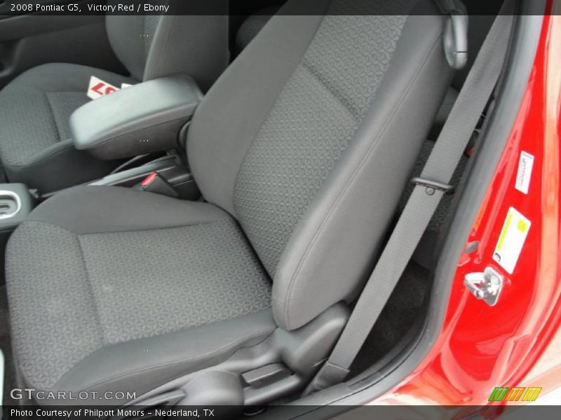 Victory Red / Ebony 2008 Pontiac G5