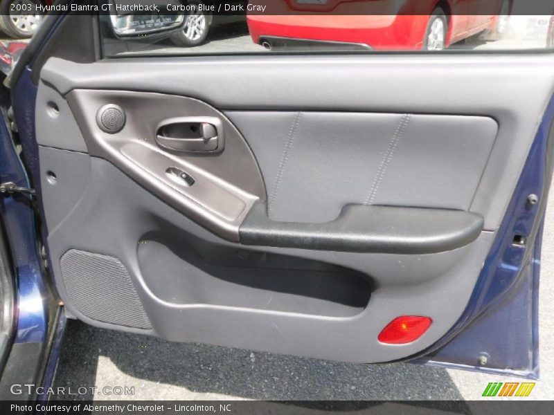 Carbon Blue / Dark Gray 2003 Hyundai Elantra GT Hatchback