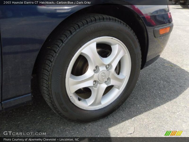 Carbon Blue / Dark Gray 2003 Hyundai Elantra GT Hatchback