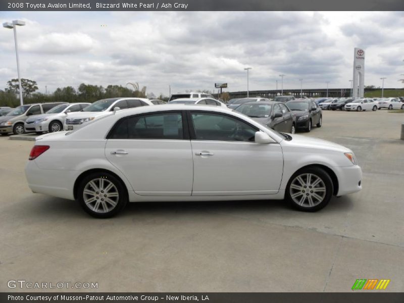 Blizzard White Pearl / Ash Gray 2008 Toyota Avalon Limited