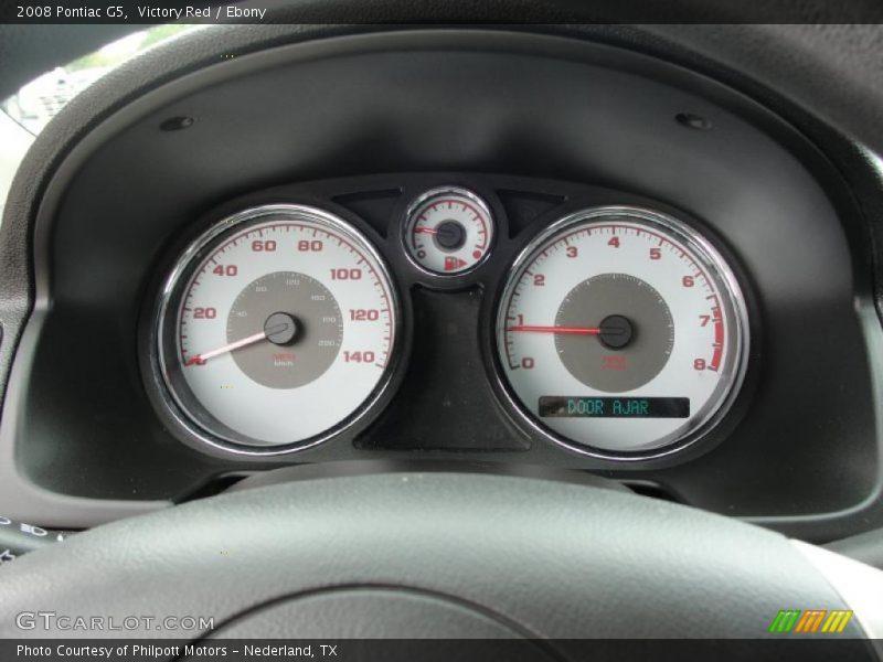 Victory Red / Ebony 2008 Pontiac G5