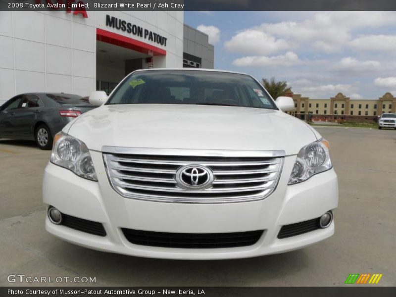 Blizzard White Pearl / Ash Gray 2008 Toyota Avalon Limited