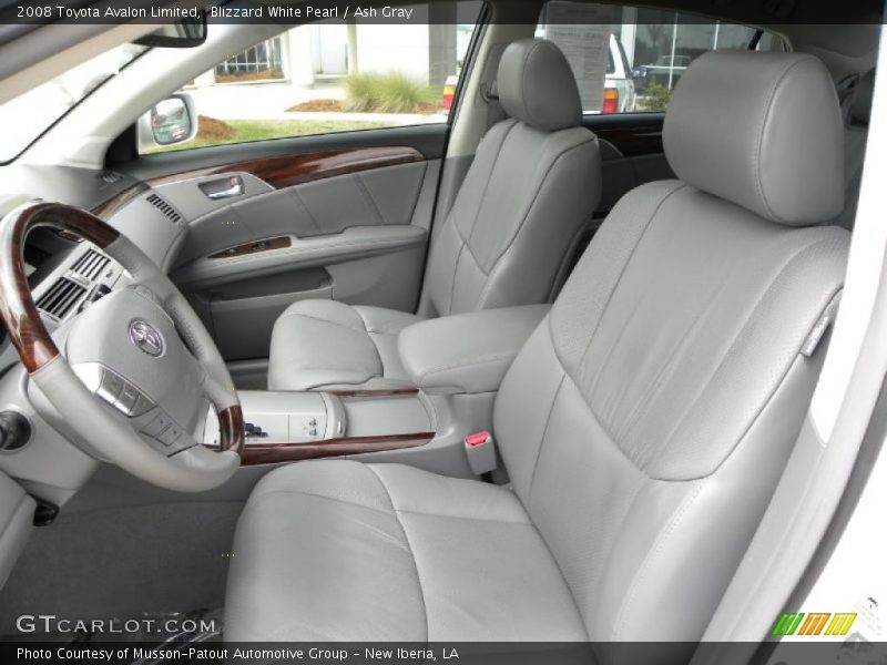 Blizzard White Pearl / Ash Gray 2008 Toyota Avalon Limited