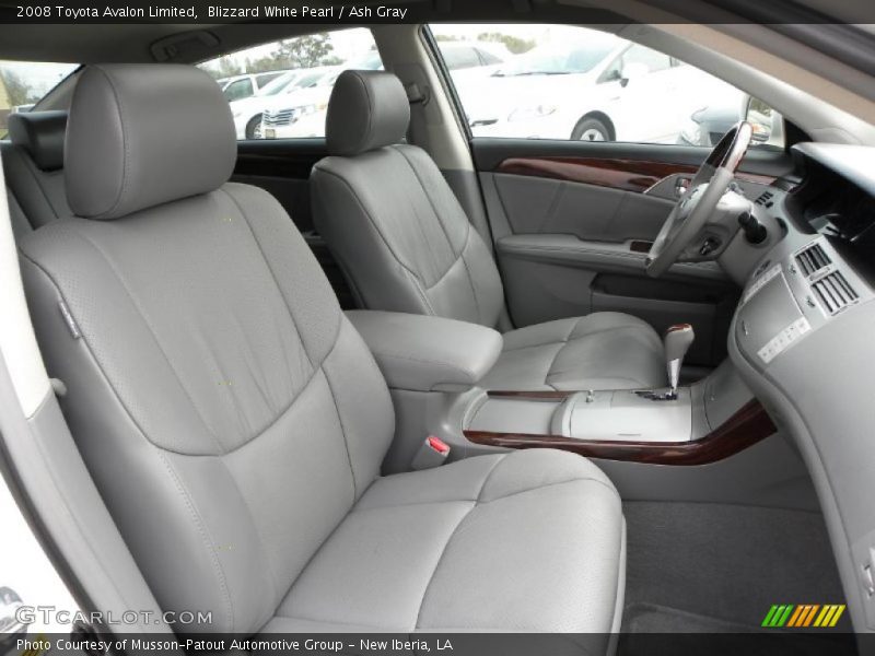 Blizzard White Pearl / Ash Gray 2008 Toyota Avalon Limited