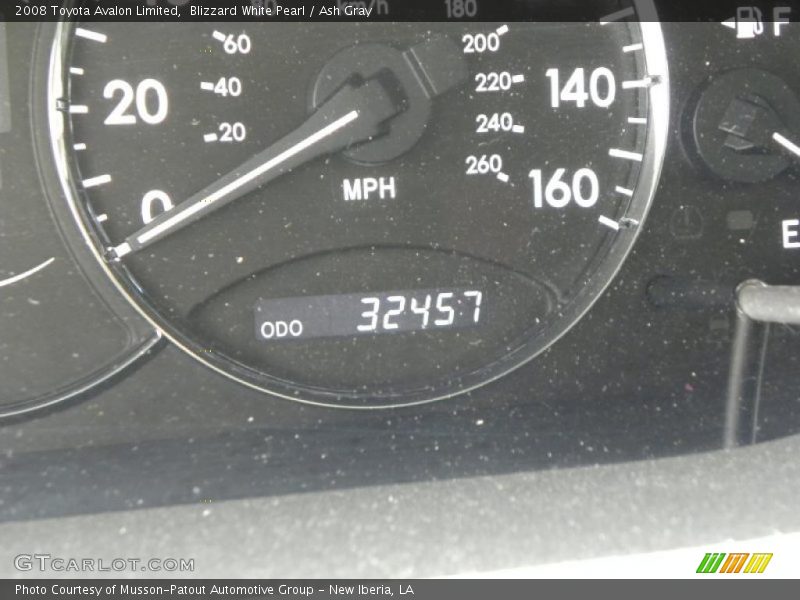 Blizzard White Pearl / Ash Gray 2008 Toyota Avalon Limited