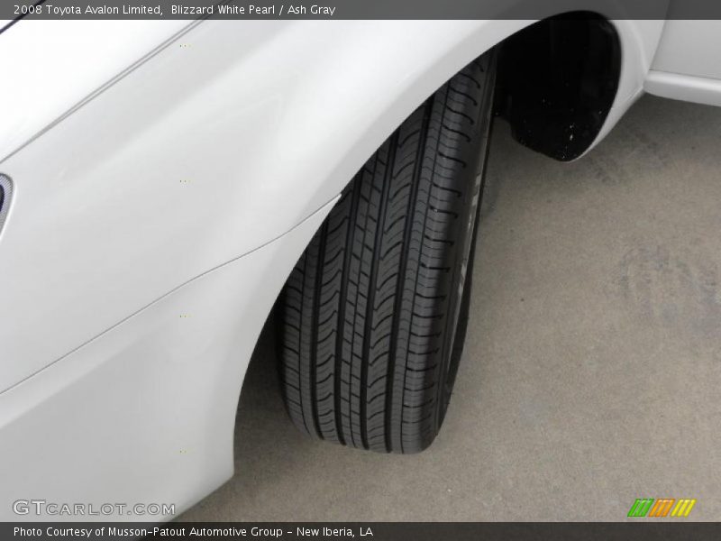 Blizzard White Pearl / Ash Gray 2008 Toyota Avalon Limited