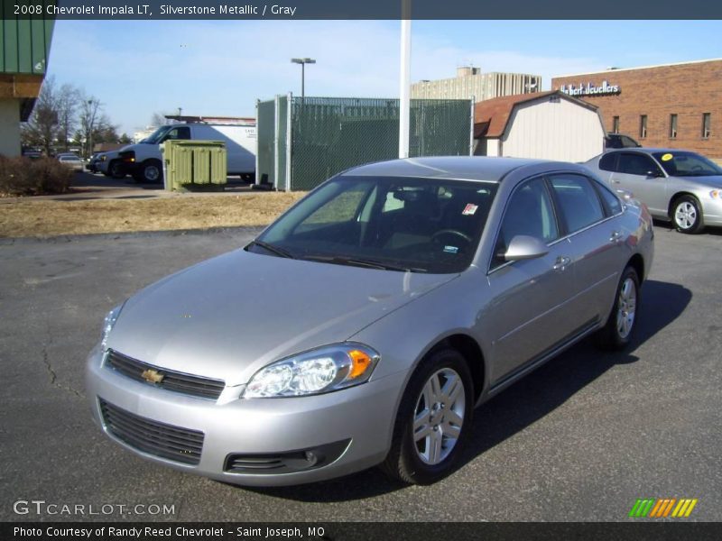 Silverstone Metallic / Gray 2008 Chevrolet Impala LT