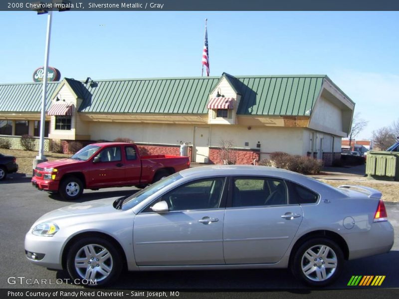 Silverstone Metallic / Gray 2008 Chevrolet Impala LT