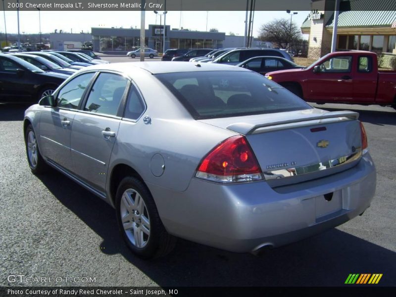 Silverstone Metallic / Gray 2008 Chevrolet Impala LT