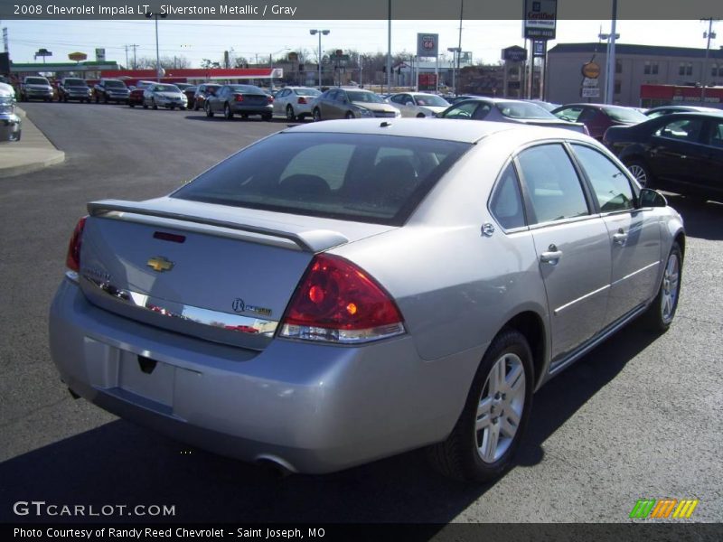 Silverstone Metallic / Gray 2008 Chevrolet Impala LT