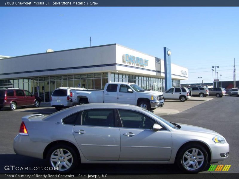 Silverstone Metallic / Gray 2008 Chevrolet Impala LT