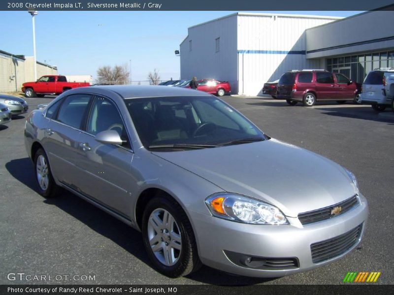 Silverstone Metallic / Gray 2008 Chevrolet Impala LT
