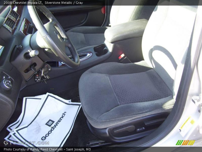 Silverstone Metallic / Gray 2008 Chevrolet Impala LT