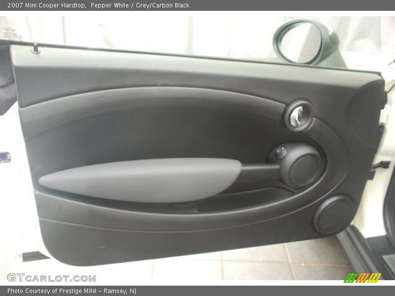 Pepper White / Grey/Carbon Black 2007 Mini Cooper Hardtop