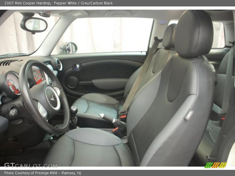 Pepper White / Grey/Carbon Black 2007 Mini Cooper Hardtop