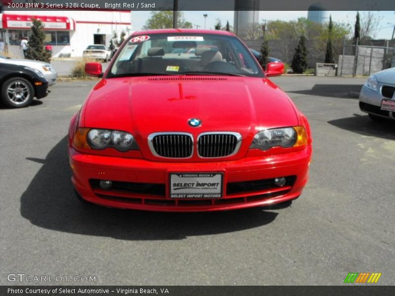 Bright Red / Sand 2000 BMW 3 Series 328i Coupe