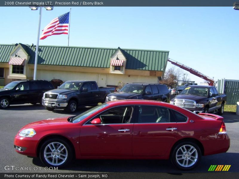 Precision Red / Ebony Black 2008 Chevrolet Impala LTZ