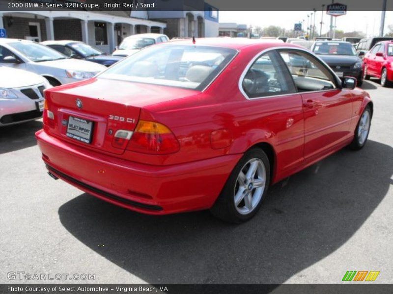 Bright Red / Sand 2000 BMW 3 Series 328i Coupe