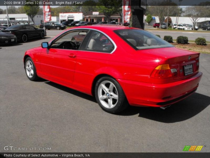 Bright Red / Sand 2000 BMW 3 Series 328i Coupe