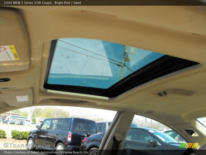 Bright Red / Sand 2000 BMW 3 Series 328i Coupe