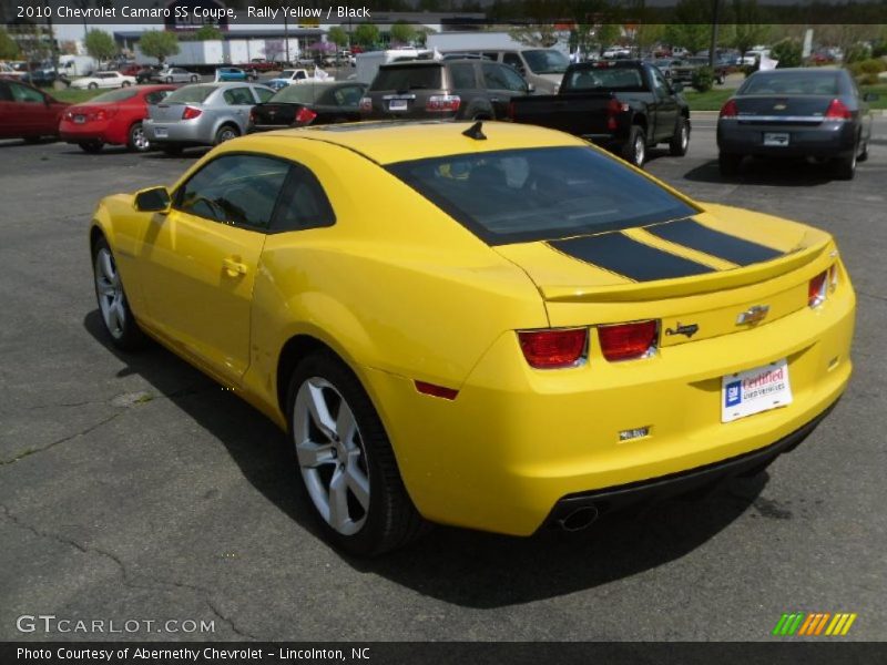 Rally Yellow / Black 2010 Chevrolet Camaro SS Coupe