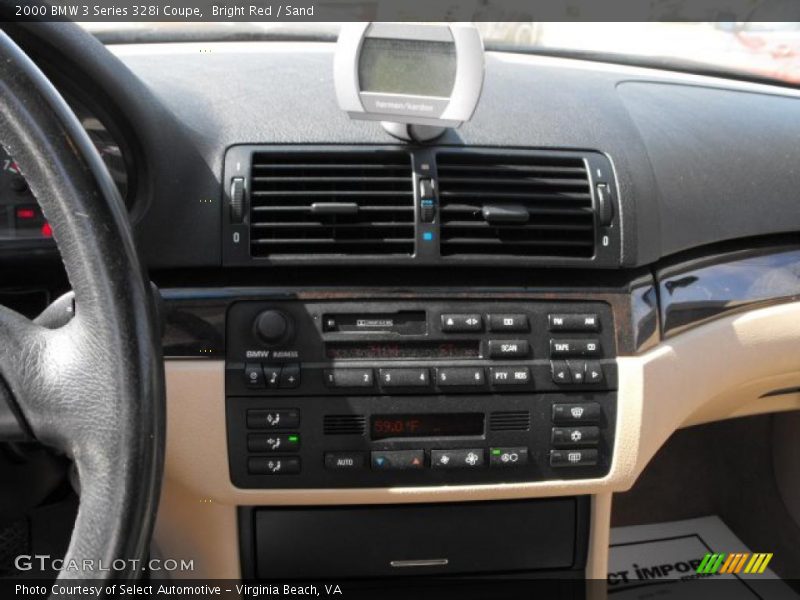 Bright Red / Sand 2000 BMW 3 Series 328i Coupe