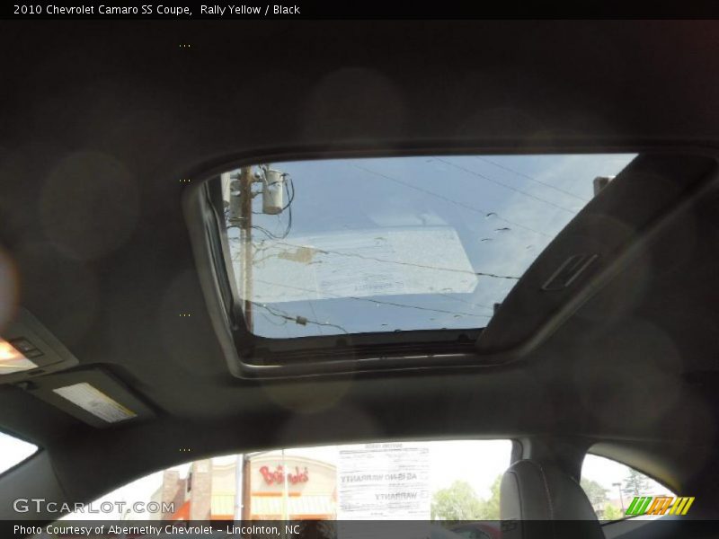 Rally Yellow / Black 2010 Chevrolet Camaro SS Coupe