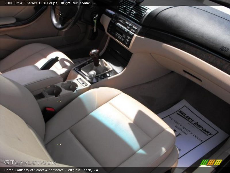 Bright Red / Sand 2000 BMW 3 Series 328i Coupe