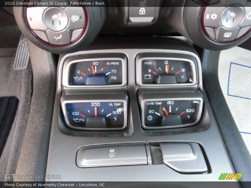 Rally Yellow / Black 2010 Chevrolet Camaro SS Coupe