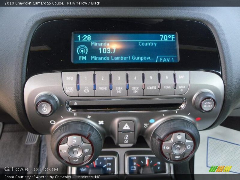 Rally Yellow / Black 2010 Chevrolet Camaro SS Coupe