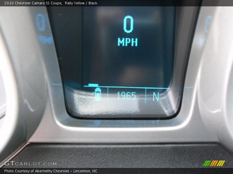 Rally Yellow / Black 2010 Chevrolet Camaro SS Coupe