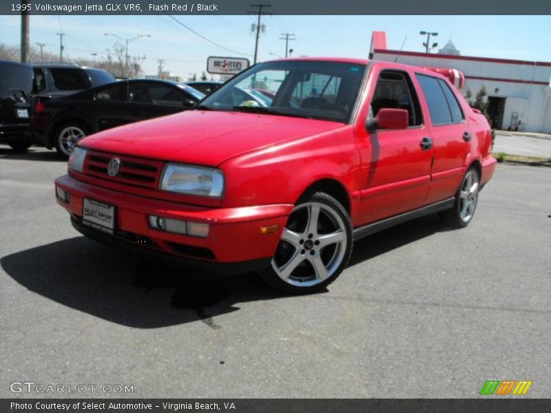 Flash Red / Black 1995 Volkswagen Jetta GLX VR6