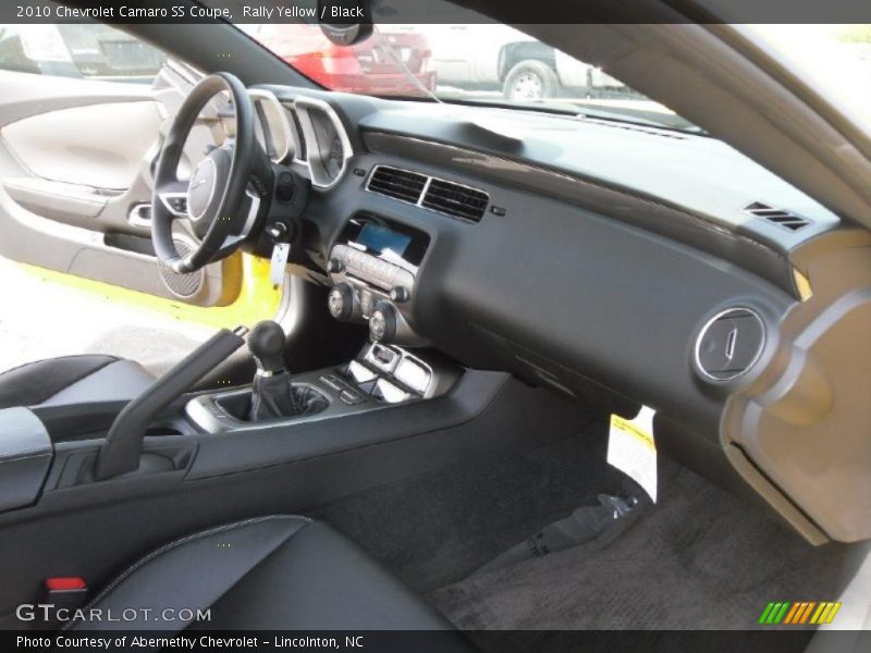 Rally Yellow / Black 2010 Chevrolet Camaro SS Coupe