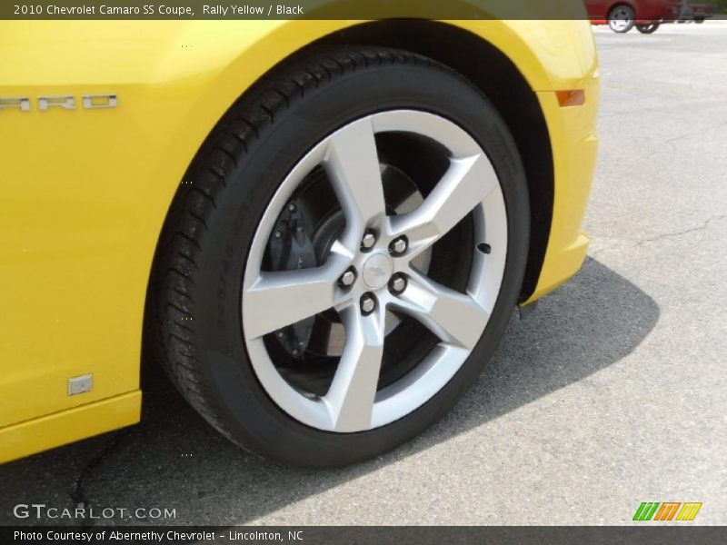 Rally Yellow / Black 2010 Chevrolet Camaro SS Coupe