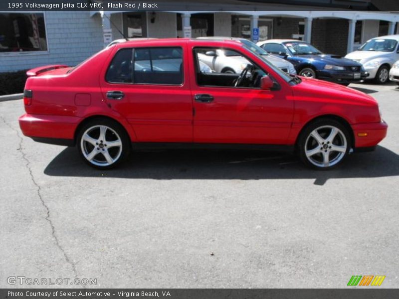 Flash Red / Black 1995 Volkswagen Jetta GLX VR6