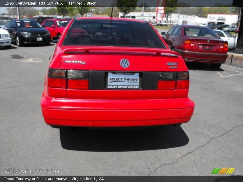 Flash Red / Black 1995 Volkswagen Jetta GLX VR6