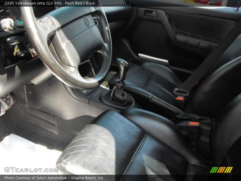 Flash Red / Black 1995 Volkswagen Jetta GLX VR6