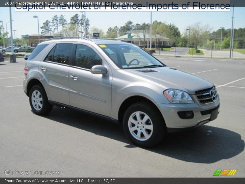 Pewter Metallic / Macadamia 2007 Mercedes-Benz ML 320 CDI 4Matic