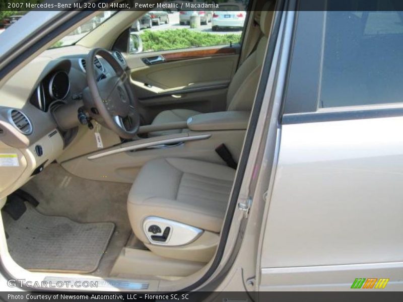Pewter Metallic / Macadamia 2007 Mercedes-Benz ML 320 CDI 4Matic
