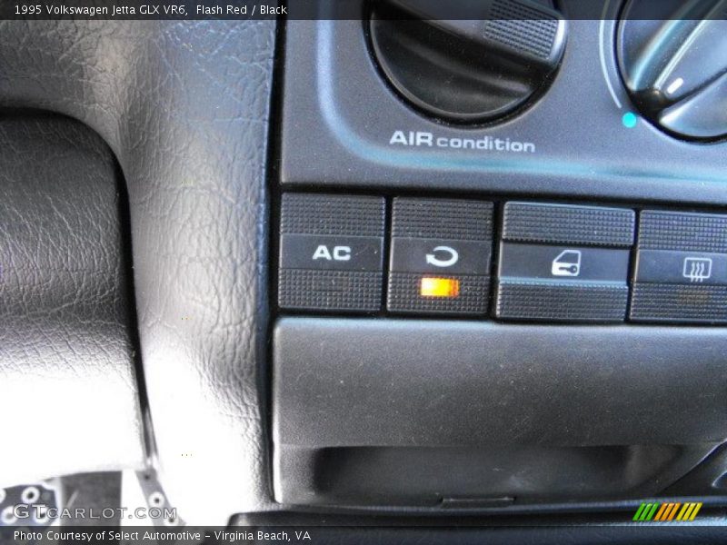 Flash Red / Black 1995 Volkswagen Jetta GLX VR6