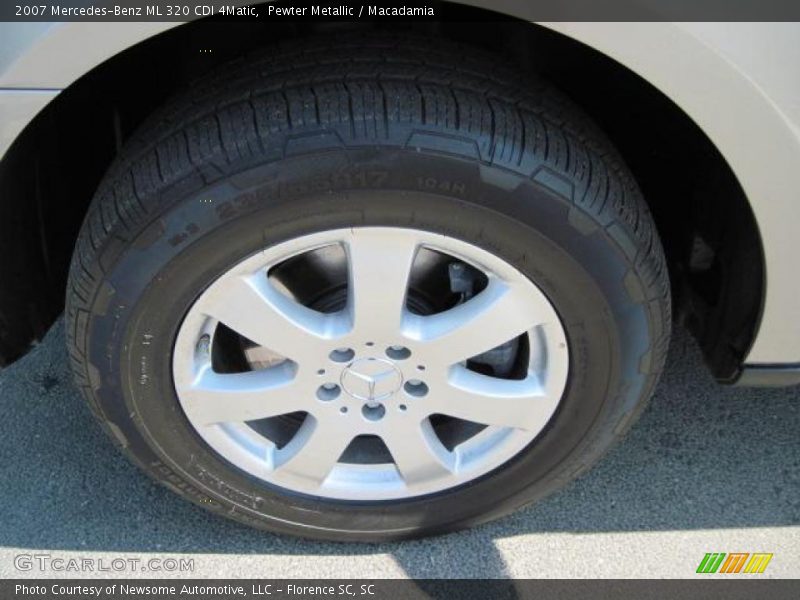 Pewter Metallic / Macadamia 2007 Mercedes-Benz ML 320 CDI 4Matic