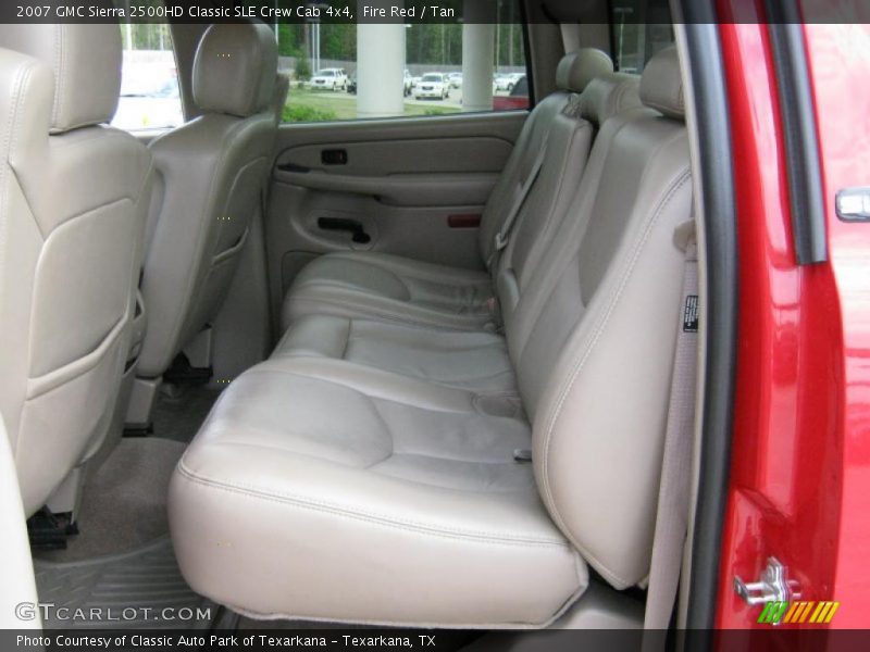 Fire Red / Tan 2007 GMC Sierra 2500HD Classic SLE Crew Cab 4x4